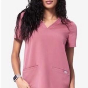 Figs Casma mauve scrub top small
